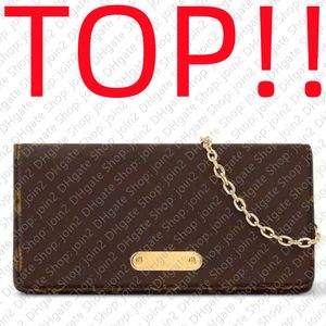 Evening Bags TOP. M82509 WALLET ON CHAIN LILY Designer Handbag Purse Clutch Satchel Hobo Tote Flap Lady Crossbody Cross Body Chain Pochette Accessoires Shoulder Bag