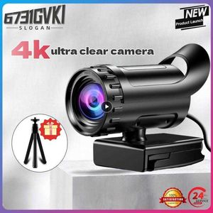 Mini Autofocus 120 Mikrofon ve Güzellik 4K HD USB3.0 Webcam Free Drive Akıllı Ev Destek Windows HKD230825