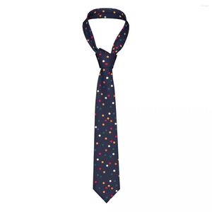 Bow Ties Polka Dot Men slips Silk Polyester 8 cm Classic Neck For Mens Accessories Cravat Wedding Business