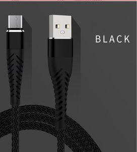 2M 6ft شحن Quick Type T Type C Cable for Samsung for Android Fast Charging Cable for Huawei P30 Xiaomi Charger Wire Coll for Micro Other Cable