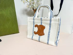 2023Designer neueste Tasche Damen farblich passende Eimertasche Mode vielseitig Triumphbogen Wolle einzelne Schulter Messenger Handtasche