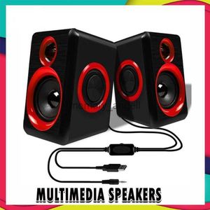 Multimedia Speakers with Surround Subwoofer Heavy Bass USB Wired Powered for PC/Laptops/Smart Phone HKD230825