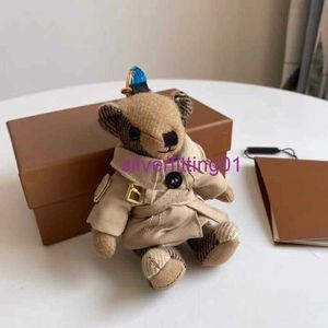 High quality cashmere bear doll pendant designer key chain classic design decoration car key chains fashion handbag pendant Keychains