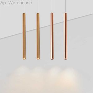 قلادة LED LONG TUBE SILVER COPPER ROSE GOLDEN LAMP BAR CONTTE CONTE ROOM TOMTURES MITHRESTIONS Hanglamp Luminaire Light HKD230825