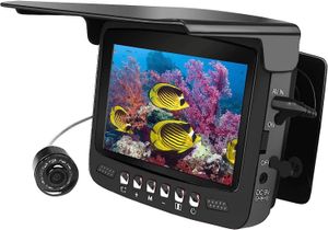 Портативная подводная рыболовная камера подводной рыбацкой камеры 43 дюйма с регулируемым инфракрасным светодиодным кабелем Sunvisor 8pcs.