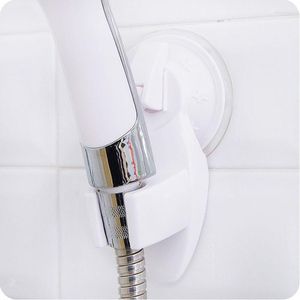 Bath Accessory Set 1PC 6 Colors Bathroom Shower Head Bracket Holder Plastic Wall Mounted Punch-free Mounting Brackets With Powerful Sucker