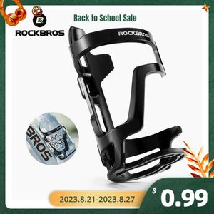 Vattenflaskor burar Rockbros Bicycle Bottle Cage PC Ultralight Bike Bottle Rack Curs Cycling Bottle Holder Bracket Portable MTB Bike Accessories 230824