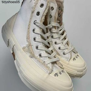 XVessels/Buty naczyniowe same Jianhao's Wu White High Top Wewnętrzne uniesione grube płótno wulkanizowane dla mężczyzn i kobiet YJH2