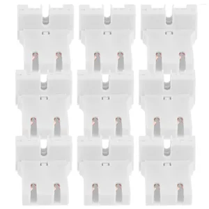 Lâmpadas pendentes 10 pcs suporte de lâmpada fluorescente t8 luz casa accessary suportes domésticos t8/t12 suporte