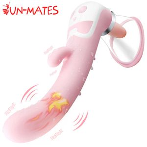 Vibratörler klitoris stimülatör büyük dil titreşimli emme yapay penis vibratör oral yalama vajina oral seks meme başı seks oyuncakları kadınlar için