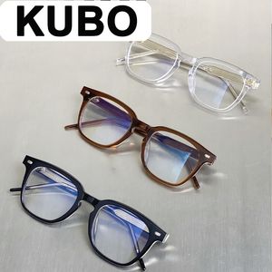 Güneş gözlükleri kubo nazik yuumi kadınlar için erkek gözlükler vintage lüks marka ürünleri tasarımcısı yaz uv400 moda Monst Korean 230824