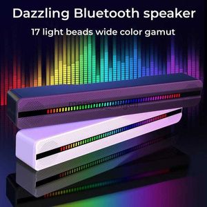 Desktop Wireless Bluetooth Speaker 9D Stereo Surround Sound Intelligent Breathing Light Dual Speakers Home Computer Game Audio HKD230825