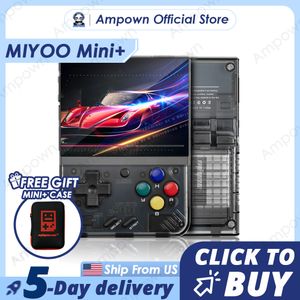 Portabla spelspelare Miyoo Mini Plus Portable Retro Handheld Game Console V2 Mini IPS Screen Classic Video Game Console Linux System Children's Gift 230824