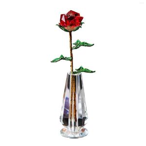 Flores decorativas decoração presente estatuetas bonito diy maravilhoso artesanato para aniversário quarto mulher esposa menina