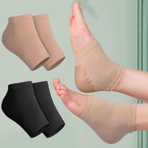 Sports Socks 2PCS Gel Moisturizing Heel Spa Sock For Foot Care Dry Cracked Feet Skin Repair Tools 230824