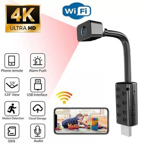 Mini Kameralar Mini Kamera HD 4K WiFi IP Mikro Kamera Taşınabilir Kablosuz Modül Video Kayıt Desteği Uzak Görünüm P2P Kamera Gizli Cam 230824