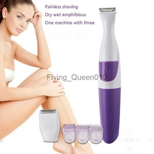 5in1 Perfect Bikini Trimmer Zestaw precyzyjne włosy elektryczne na twarz dla kobiet golarki mikro epilator bateryjna hkd230825