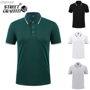 2023 NYA SUMMER MENS BUSINESS CASUAL POLO SHIRT GOLF LAPEL COLLAGE KORT SLEEVES TOPS FASHIONS HOT TRIP SHIRT DROPSHIPPING HKD230825