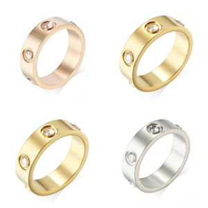 Designer jewelry Designer Love for Her Brand Emed Stamp Gold Never Fade Band Rings Selection Charming Jewelry Ring Classic Premium Accessories Exclusive