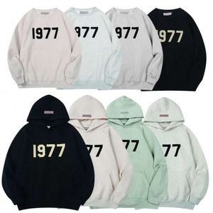 Ess 1977 Projektant Esen Hoodies Blue Men Esenta Pullover Blushirts Oversizehed Clothing Tops Quality Mens Womens Hooded Jumper100