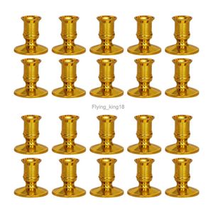10pairs/Pack Modern Dinner Table Home Decor Romantic Candle Holder For Living Room Ornament Base Candlestick Centerpiece Party HKD230825