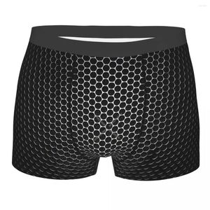 Mutande Carbon Texture For Men Homme Panties Intimo da uomo Pantaloncini comodi Boxer Slip