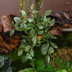 装飾的な花人工緑の植物壁吊り背景庭の庭のリビングルーム屋内熱帯植物の角の造園