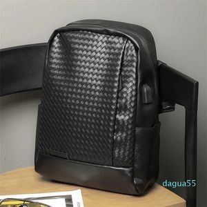 Mochila masculina de negócios leve, mochila simples e casual de grande capacidade para atividades ao ar livre, mochila de estudante universitário