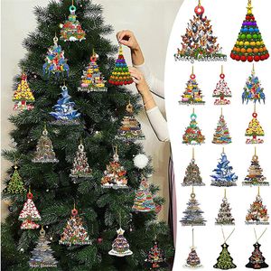 Christmas Wooden Hanging Ornaments Personalized Animal Christmas Tree Wall Door Court Home Fall Decorations Holiday Decor