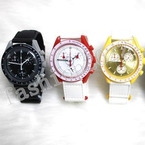 Księżyc Mens Watch Designer Watch For Woman Air King Blioceramic Ruch zegarki Luksusowa ceramiczna planeta Montre Limited Edition Master Wristwatches Quarz Men Watch