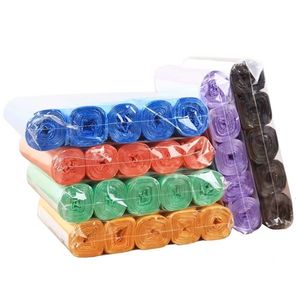 Trash Bags 5 Rolls 1 Pack 100Pcs Household High Quality Disposable Pouch Kitchen Storage Garbage Cleaning Waste Bag Plastic 230825