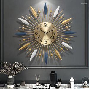 Настенные часы минималистские иглы часы Quartz Silentelegant Большой 3D Современный стильный роскошник Murale Decore Decore