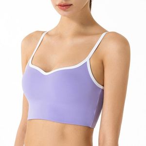 Conjunto nclagen esportes tanque roupa interior das mulheres roupas de fitness ginásio sutiã alto suporte 2022 primavera verão novo treinamento pushup correndo topo