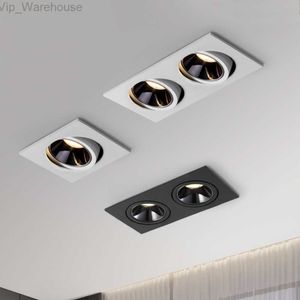 Lampada da soffitto a LED da incasso Faretti a LED dimmerabili Faretto da incasso CREE COB per negozio di uffici domestici Faretto da interno plafond a led incastrabile HKD230825