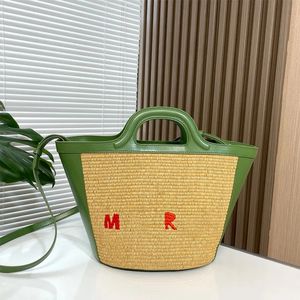 Tasarımcı Straw Yaz Kadınları Mar Omuz Çantası Tote Plaj Çantaları Lüks Çantalar Dokuma Alışveriş Debriyaj Crossbody Seyahat Moda Büyük Kılıflar