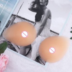 Breast Form Fake Boobs Nude Soft Silicone Waterdrop Shaped Mastectomy Prosthesis Pad Adhesive Adult Toys 230824