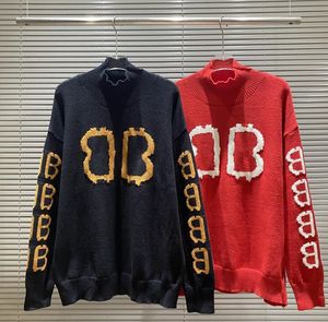 NEW men's Sweaters fashion casual men women BB luxury brand designer Sweaters High quality lovers top