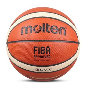 Bollar Molten Basketball Storlek 7 Officiell certifieringstävling Standard Ball Mens Womens Training Team 230824