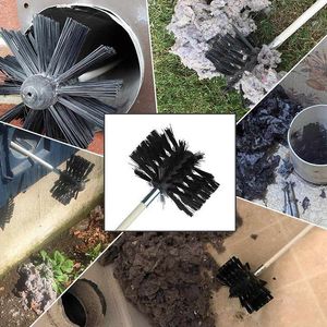 Mops Chimney Cleaner Sweep Inner Wall Cleaning Brush Tool 8 Soft Pipes Flexible Rods Flue Kit Fireplace 230825