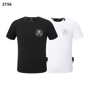 PLEIN URSO T CAMISA Mens Designer Camisetas Marca Roupas Strass PP Crânios Homens T-SHIRT PESCOÇO REDONDO SS CRÂNIO Hip Hop Camiseta Top Tees 16612