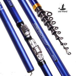 Rods Carbon Fiber 3.6m 4.5m 5.4m 6.3m Spinning Fishing Rod M Power Telescopic Rock Fishing Rod Carp Feeder Rod Surf Spinning Rod