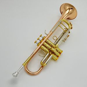 Üst düzey fosfor bronz b-tuş profesyonel trompet enstrümanı sınırlayıcı cihazı profesyonel dereceli ses derinliği oyma trompet boynuzu