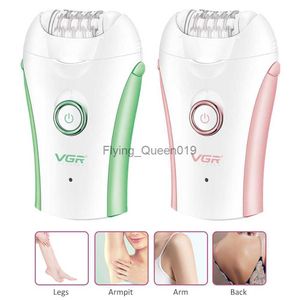 VGR705 Kvinnor Epilator Electric Kvinnlig ansikte Hårborttagning Lady Shaver Bikini Trimmer Body Depilatory Ben Rechargeble Depilation HKD230825