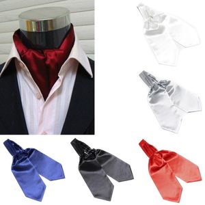 Neckband Hooyi Solid Silk Men Korean Cravat Casual For Man 230824