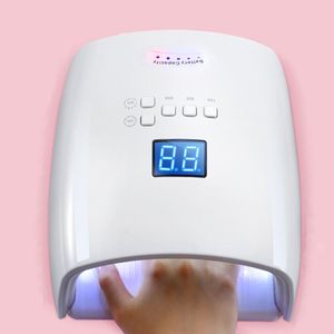 Nail Dryers Built-in Battery Rechargeable Nail UV Lamp 66W Wireless Gel Polish Dryer S10 Pedicure Manicure Light Cordless LED Nail Lamp 230824