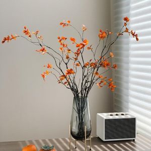Decorative Flowers Realistic Artificial Plants Autumn Faux Leaf Centerpiece Vibrant Fall Leaves For Home Wedding Office Decor Low