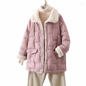 Trench da donna giacche casual in cashmere da donna maniche lunghe larghe spesso autunno inverno caldo cappotto di lana femminile vintage