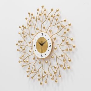 Wall Clocks Nordic Creative Clock Art Living Room Luxury Fashion Silent Large Modern Design Reloj De Pared Home Decoration