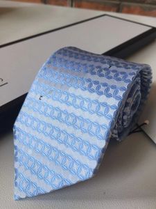 Nya modemän slipsar varumärke Silk Tie Designer Slygghet män Jacquard slipsar klassiska för män bröllopsfest avslappnade slipsar med originallåda