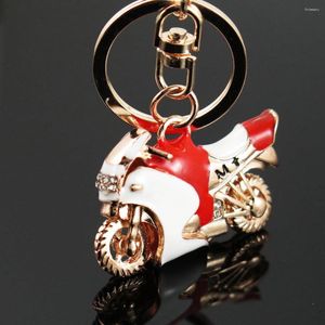 Keychains Motor Scooter Key Creative Motorcykelkedja Gentleman Personlighet Keyring Jewelry Bag Man Wholesale